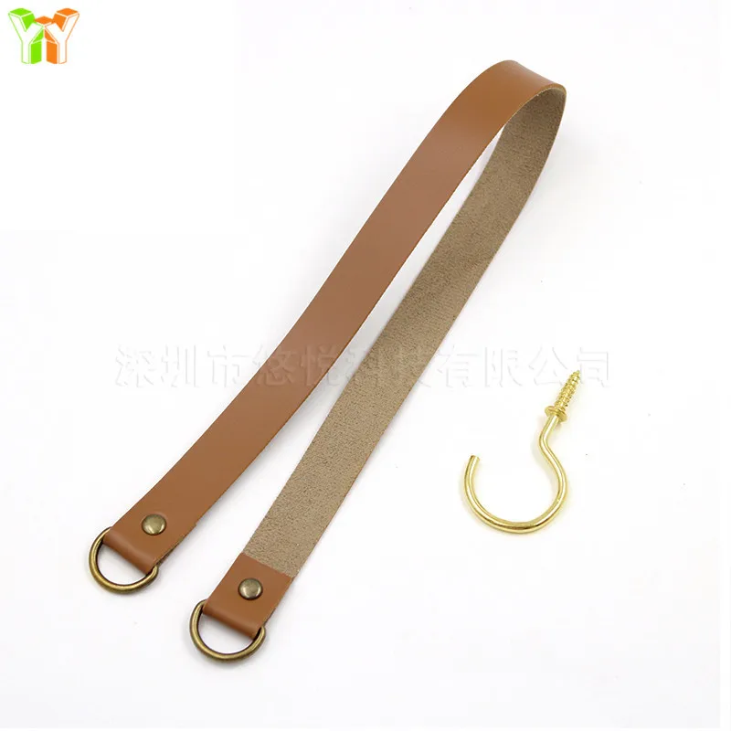 Lederen Gordijnband Achterkant Gordijnhouder Clip Gesp Touw Hotel Huis Decoratieve Kamer Accessoires Gordijn Tieback: Bordeaux