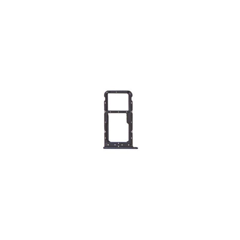 2/Stuks Voor Huawei Honor 9i Sim Card Tray Slot Adapter Connector Container Vervangende Onderdelen: Black