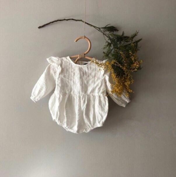 Dentelle papillon à manches longues pour garçons et filles, tenue en coton pur, japonaise et coréenne, printemps