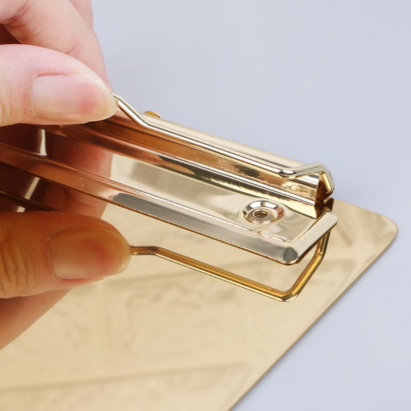 Metalen klembord schrijfblok dossiermappen documenthouder bureau opbergruimte school kantoorbenodigdheden 3 maten