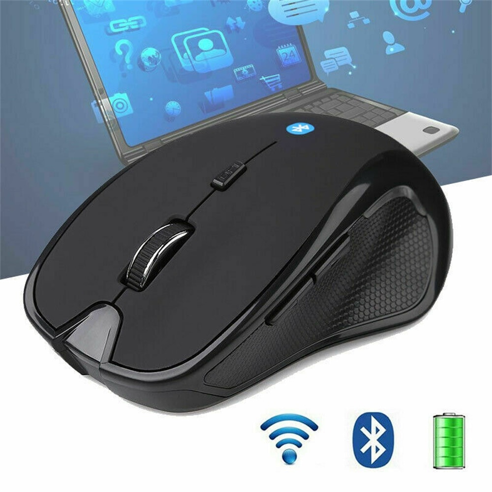 Draadloze Muis Bluetooth Oplaadbare Muis Draadloze Computer Stille Muis Ergonomische Gaming Muis Voor Laptop Pc Voor Kantoor Werk