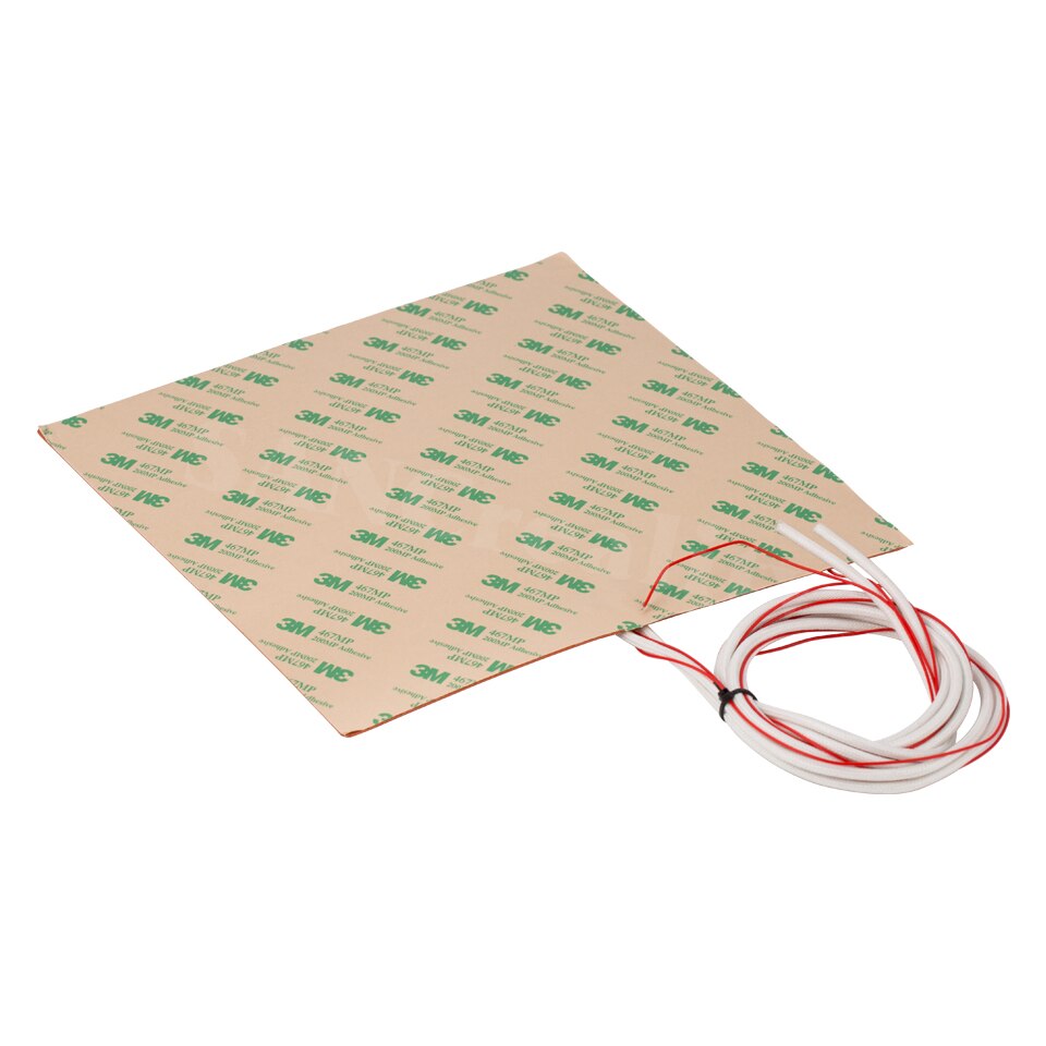 220/300x300/310/235/400mm Silicone Heated Pad Heater Mat For 3D Printer Heating Pads Waterproof Bed Heat Preservation Mat