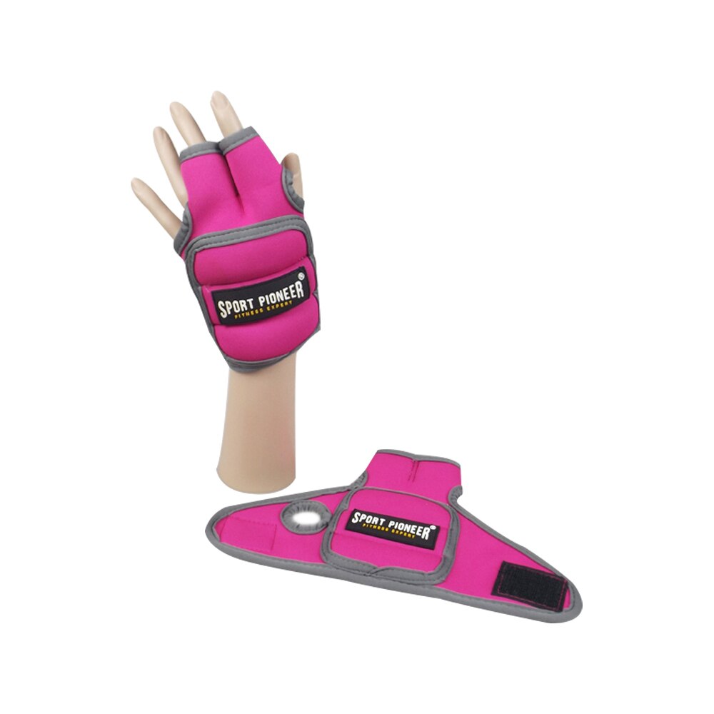 1lb rosa gewicht Handschuhe Fitness Karosserie Gebäude Ausbildung Handschuhe für frau