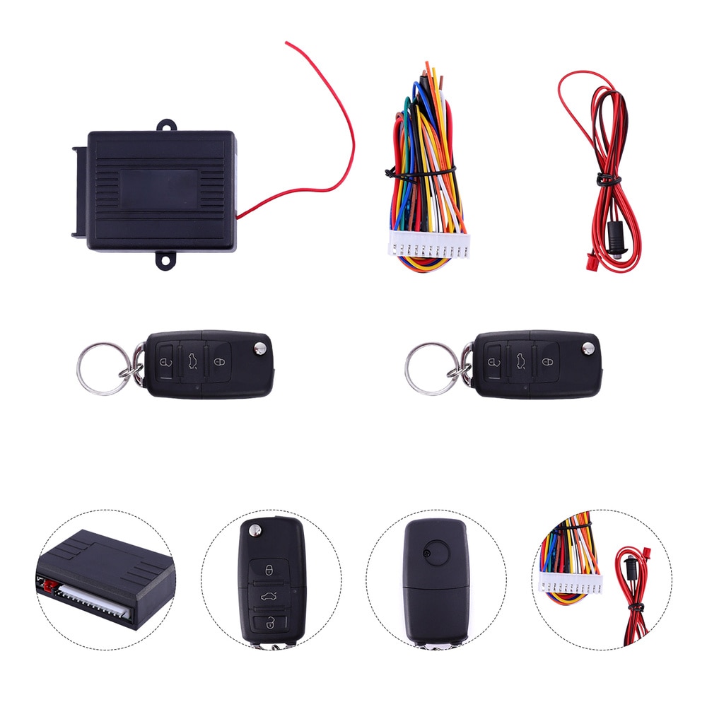 Anti Theft Auto Alarm System mit Keyless Entry Remote Zentrale Schloss Sicherheit System