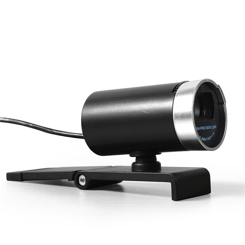 HD Camera Night Vision 360 Degree Adjustable with Microphone for Laptop Meeting PUO88