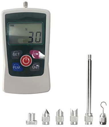 Push Pull Dynamometer Portable Meter with Minimum Force Value Shielding Automatic Backlight Range 10N