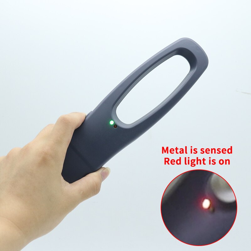 E-bit petit détecteur de métaux portable baguette barres de sécurité alarme de Vibration sonore Scanner de sécurité détecte les armes couteaux Scr