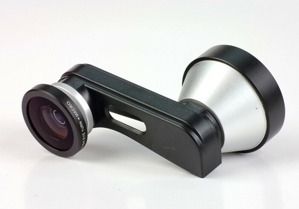 Fisheye Lens + Wide Angle Lens + Micro-lens Camera Kits for iPhone 5 5S SE: Default Title