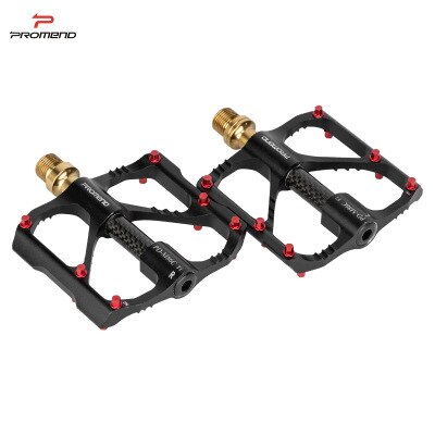 Promend terrengsykkel pedal titanlegering sykkelpedal 3 palin pedal landeveissykkel karbonfiberlagerpedal