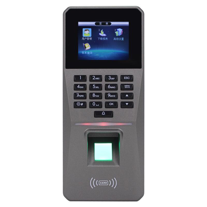 Access Control Kits DC 12V 2.4Inch TFT Display Fingerprint Password Card Door Alarm Attendance Access Control Rfid Lock