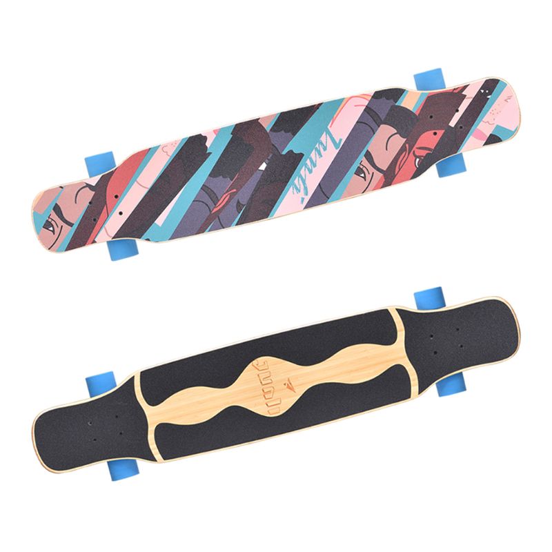 47 x 10 " 4 -stil sport utomhus skateboard longboard dansbräda dubbel rockerbräda vattentät griptape ark klistermärke