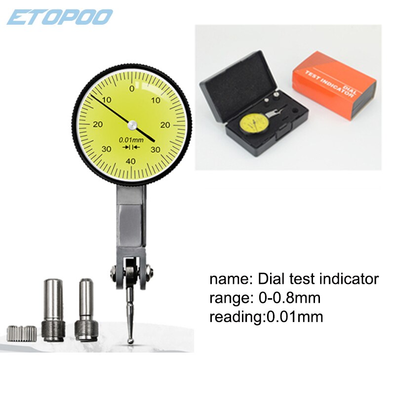 100mm Length Extend Rotating Clamp Digital Dial Height Gauge Lever Dial Test Indicator Connector Holder Arm 9mm Support Stand: Red