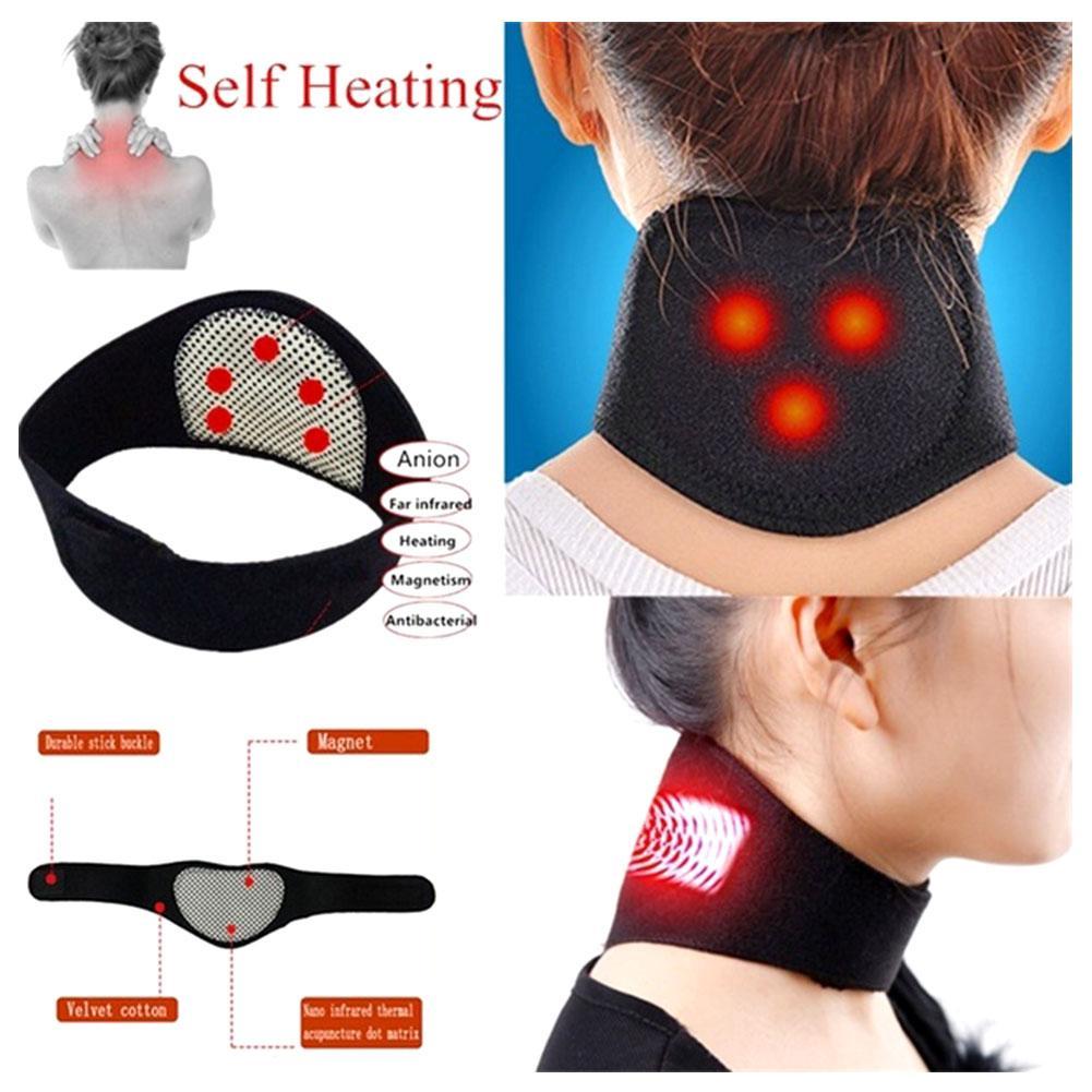 Nek Massage Tool Druk Verlichten Hand Roller Massage Nek Schouder Dual Trigger Punt Zelf Massager: neck belt