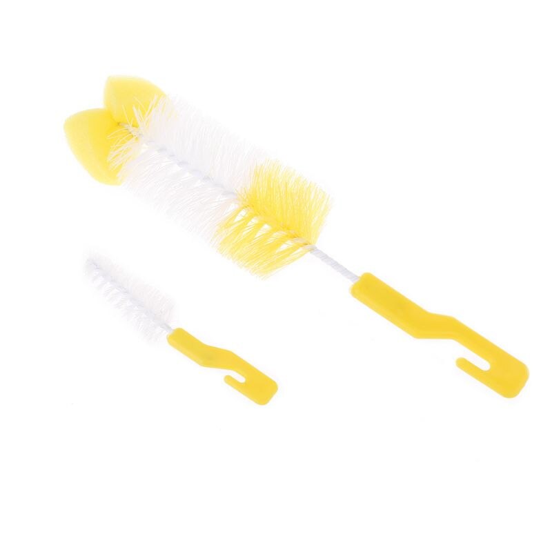 Schwamm Nylon Lange Reinigung Pinsel Für Baby Fütterung Flasche Auslauf Rohr Glas Tasse