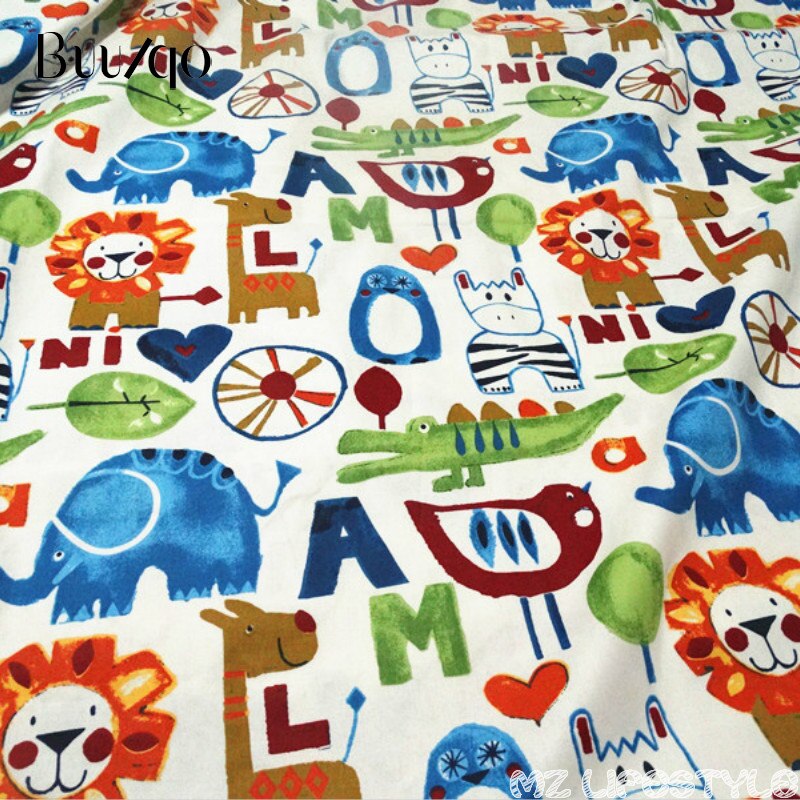100% Cotton Twill Printed Sewing Upholstery Fabric by half meter DIY Handmade Material Patchwork For Cloth Sheets 50*160cm