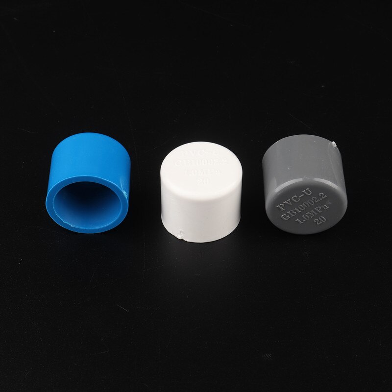 30pcs Pipe Cap 20mm PVC Pipe End Plastic Tube End Pipe Fittings for Water Supply Irrigation Aquarium Circulation