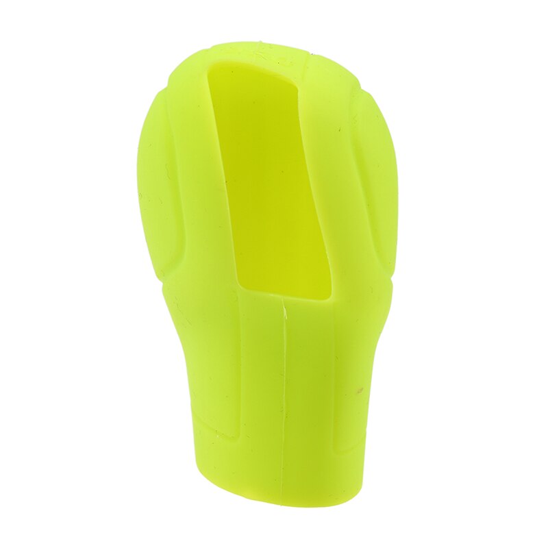 Car Silicone Automatic Gear Shift Knob Cover Antislip Shifter Knob Univeral Fit Shifter Handle Non-combustible Material: green