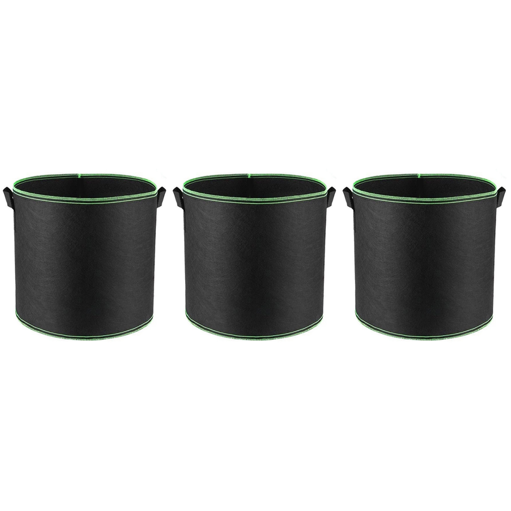 3 Pcs Planten Zakken Fijne Unieke Plant Opslag Pouch Non-woven Planten Zakken Plantaardige Tassen Tuin Planten Pouch