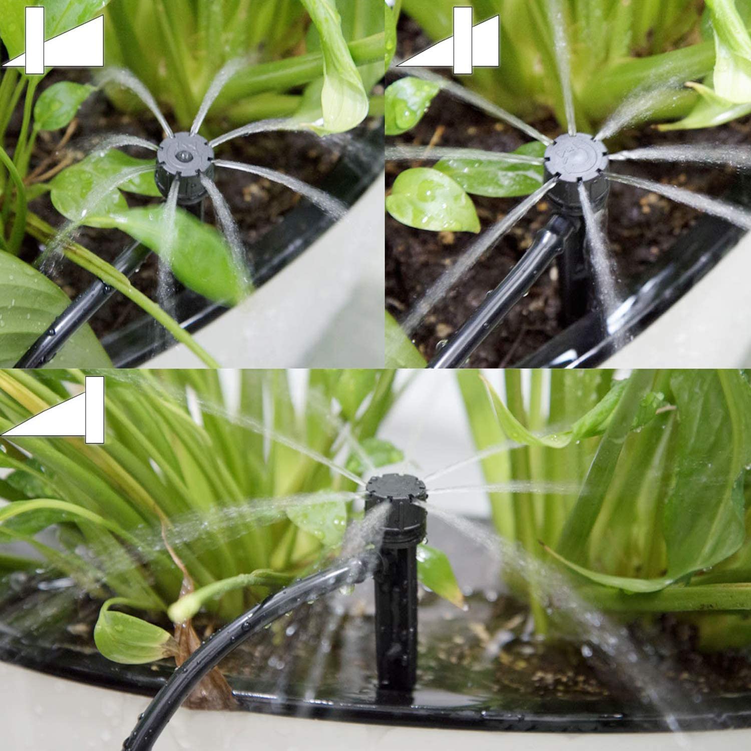 Automatic Drip Irrigation System Garden Irrigation Systems Watering Kits with Adjustable Dripper