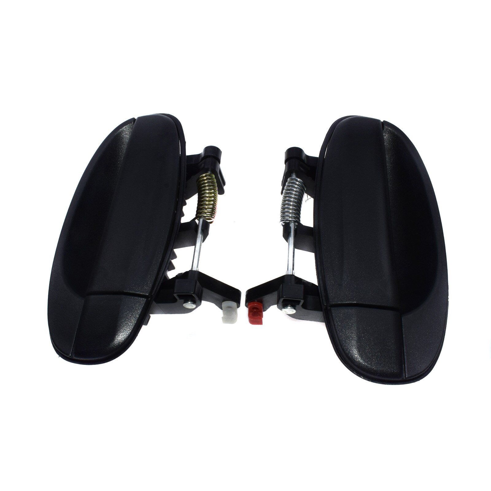 WOLFIGO trasero izquierdo delantero derecho negro manija de puerta exterior 96541631, 96541632, 96583052, 96583053 para Chevy CHEVROLET Aveo 5: rear left right
