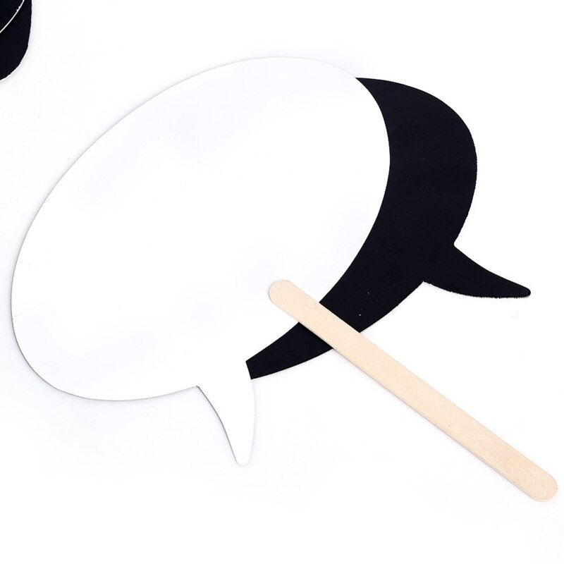 FENGRISE 10 pcs Photo Booth Props Bruiloft Decoratie Mini Schoolbord Wedding Borden Zoete valentijnsdag Feestartikelen