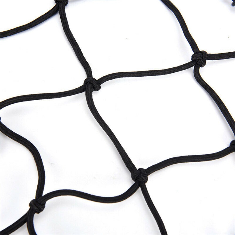 40*40cm Ganci Regolabili Attrezzature bungee carico rete Casco Del Motociclo sacchetto di Immagazzinaggio Della Maglia 6 Ganci Serbatoio Tenere Imbottiture Bagagli carico organizzatore Netto