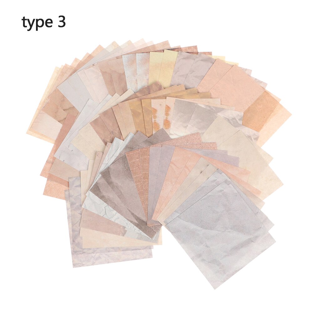 30Pcs Scrapbooking Tissue Paper Special Material Kraft Paper Scrapbook Decoration Floral Collage Handmade DIY Crafts