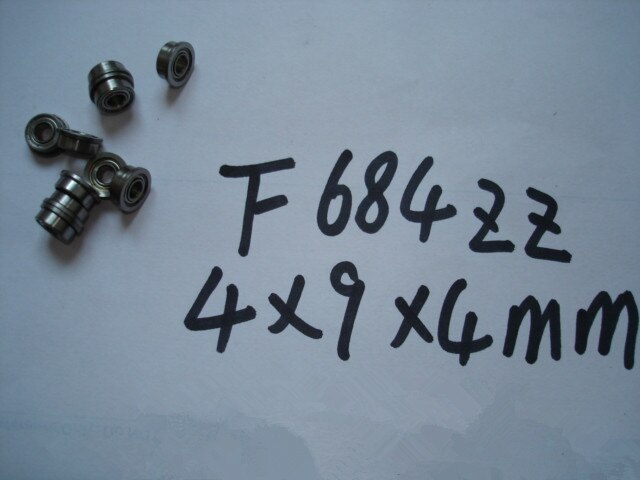 QUARKZMAN 20 stuks F683ZZ flenskogellagers 3 x 7 x 3 mm