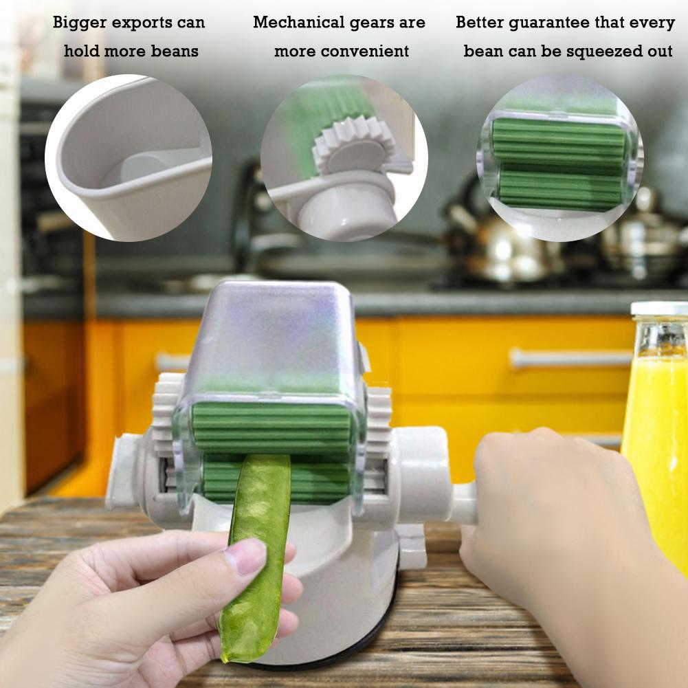Multi-functional Peeling Pea Hand Rolling Machine Healthy Durable Pea Sheller Pea Peeler Cooking Tool Utensils Kitchen Tools