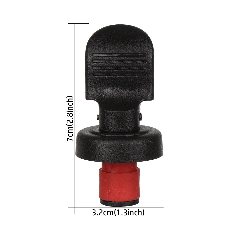 Tapón al vacío de plástico para botella de vino, tapón de corcho sellado, tapas para champán, sellador a presión, tapa de almacenamiento de retención fresca, 1 ud.