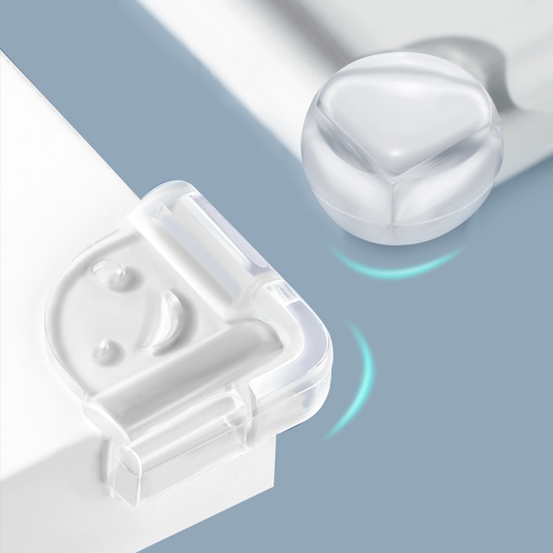 10Pcs Baby Veiligheid Siliconen Protector De Hoek Edge Protection Cover Kinderen Anticollision Edge Kind Corner Guards
