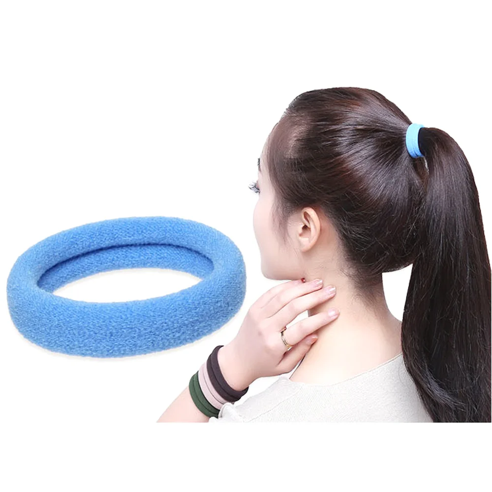 Gomas elásticas para el pelo para niña y mujer, cintas desechables coloridas para el pelo, lazos para el pelo para niña y mujer, 100 piezas