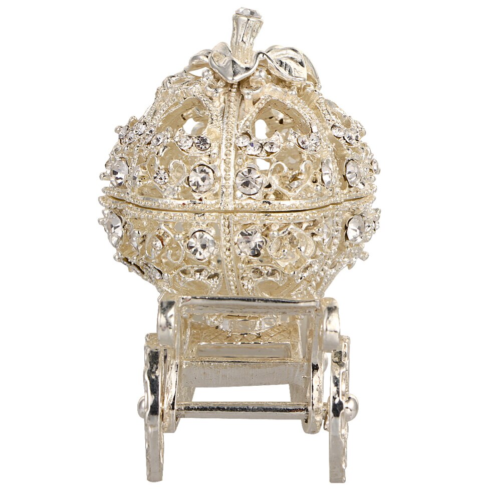 1pc Durable Delicate Jewelry Box Carriage Adornment Pumpkin Carriage Ornament Carriage Crafts Crown Adornment for Room