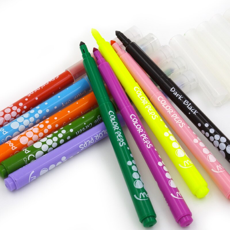 Maped Stationery set watercolor pen washable non-toxic children's painting brush 12/18/24/36 color pen