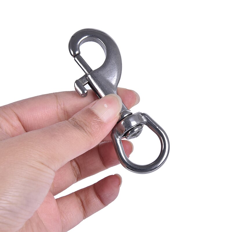 65mm/70mm/80mm/90mm/100mm/120mm Stainless Steel Bolt Snap Hook Clip Diving Singel Hook BCD Accessories Tools