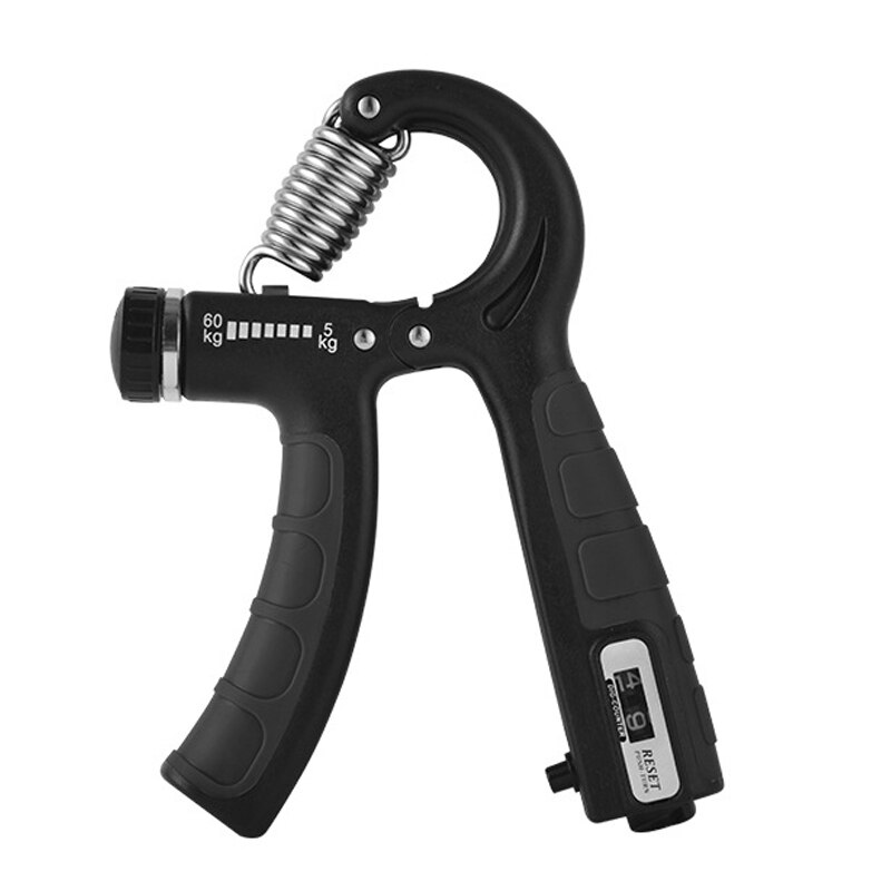 Smart Adjustable Counting Grip Device Hand Training Arm Force Device Portable Fitness Equipment 5-60kg Adjustable: Beige