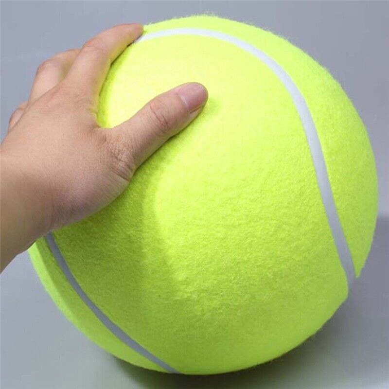 24Cm Giant Tennisbal Voor Hond Kauwen Speelgoed Grote Opblaasbare Tennisbal Hond Interactief Speelgoed Dierbenodigdheden Outdoor cricket Hond Speelgoed