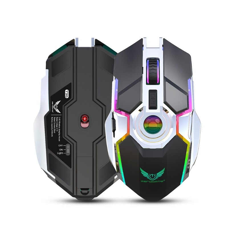 Gaming Mouse Wireless Computer Parts Electronic Sports Game Mice Ergonmic Suitable for Students Friends Playing Games