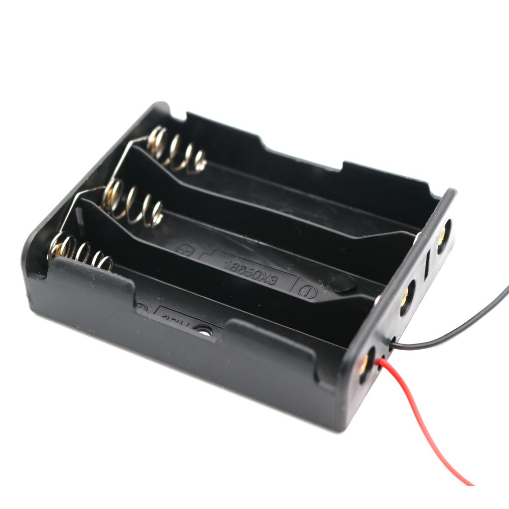 1 2 3 4 18650 Battery Holder Connector Storage Case Box With Wire Cable Series Parallel connection 3.7V 18650 Lithium Battery: 3P Parallel