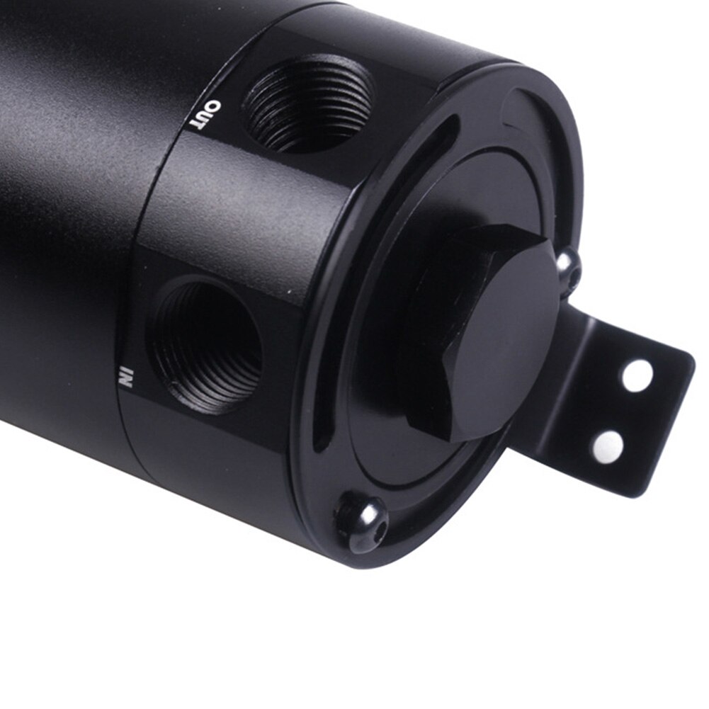 Aluminium Alloy Exhaust Pot Car Separator Tank Universal Accessories Oil Catch Can Recycling