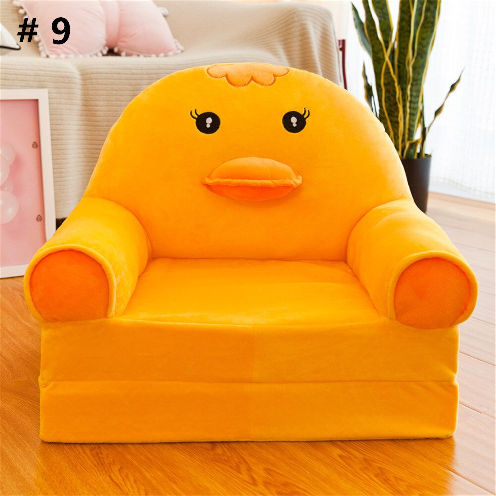 Baby Sofa Cover Geen Vullen Babyzitje multi-layer kinderen Sofa Cartoon Opvouwbare Kinderstoel Leuke Lui Persoon liggen Seat: Model 9