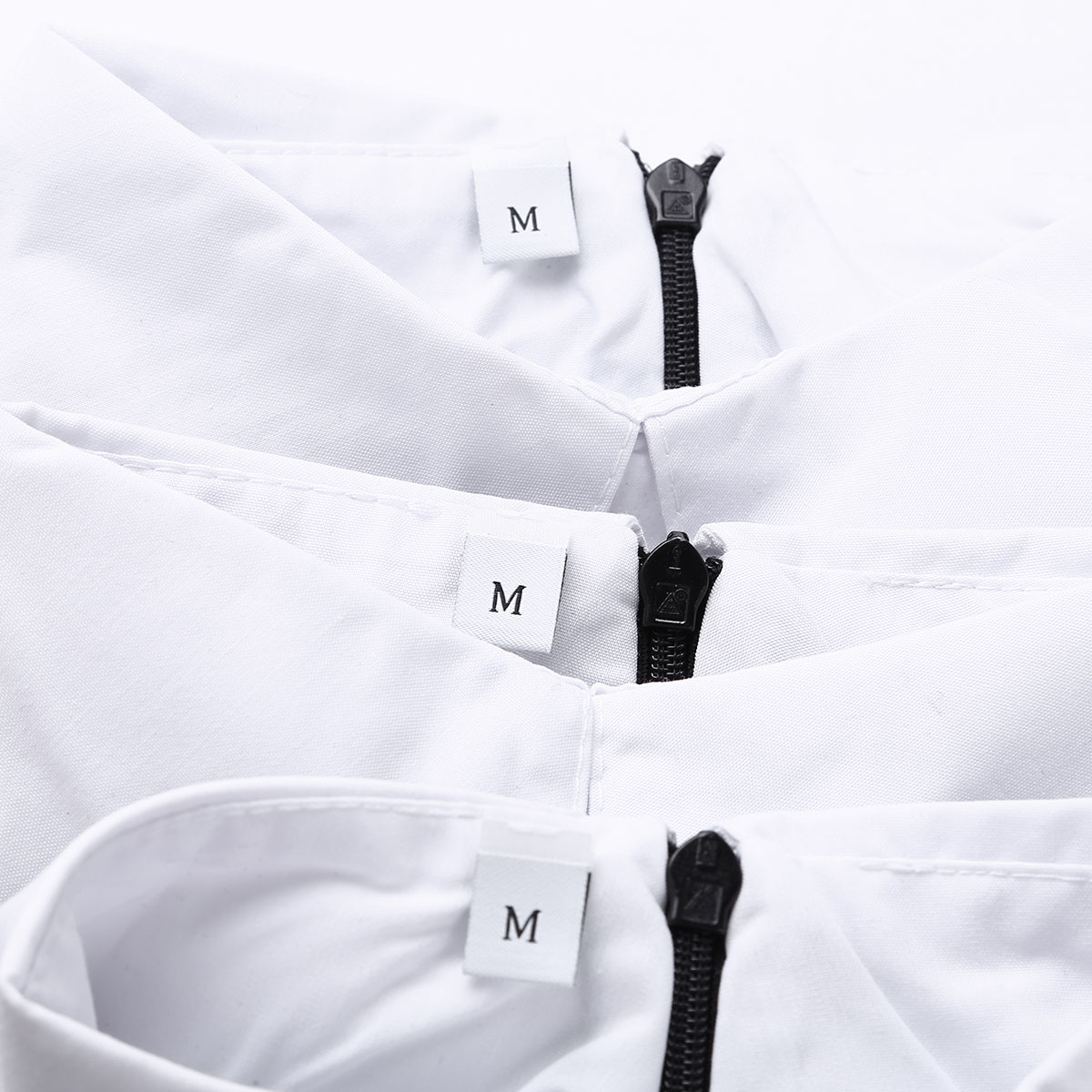 400 stk. polyester vevde størrelsesmerker, etiketter, størrelse s / m / l / xl, klæretiketter, til diy klær, sying, stoff, plagg, etiketter, klær, størrelse