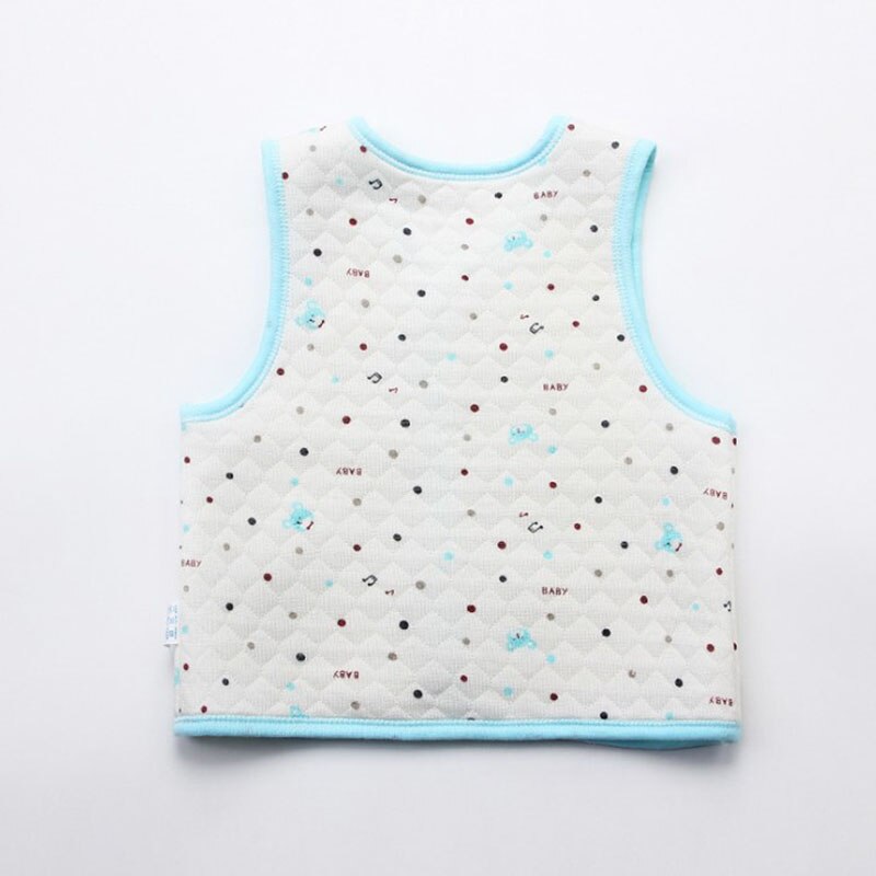 Zomer Lente Dunne Kinderen Katoenen Kleding Schattige Baby Jongen Meisje Lente Vest 0-12 Maand Baby Cartoon Kleding