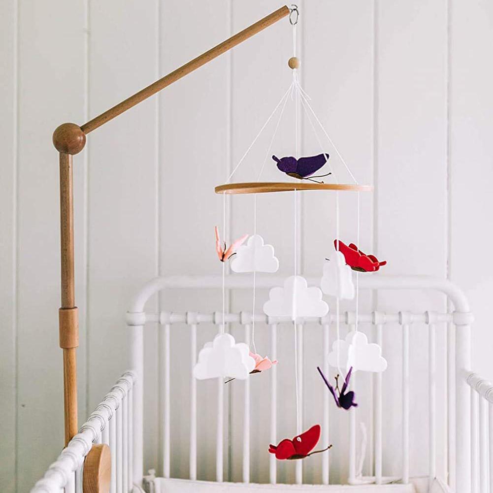 Babybedje Mobiele Vlinders In De Witte Wolken Baby Plafond Opknoping Nursery Decor Kamer Decoratie Fotografie Rekwisieten: B
