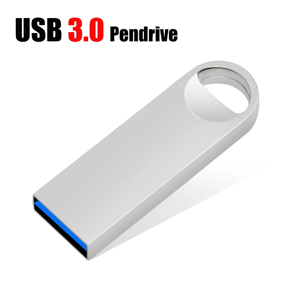 USB 3.0 Fash Drive 128GB 64GB 32GB 16GB 8GB pen drive флешка flash drive waterproof silver u disk memoria cel usb stick: Red / 16 GB