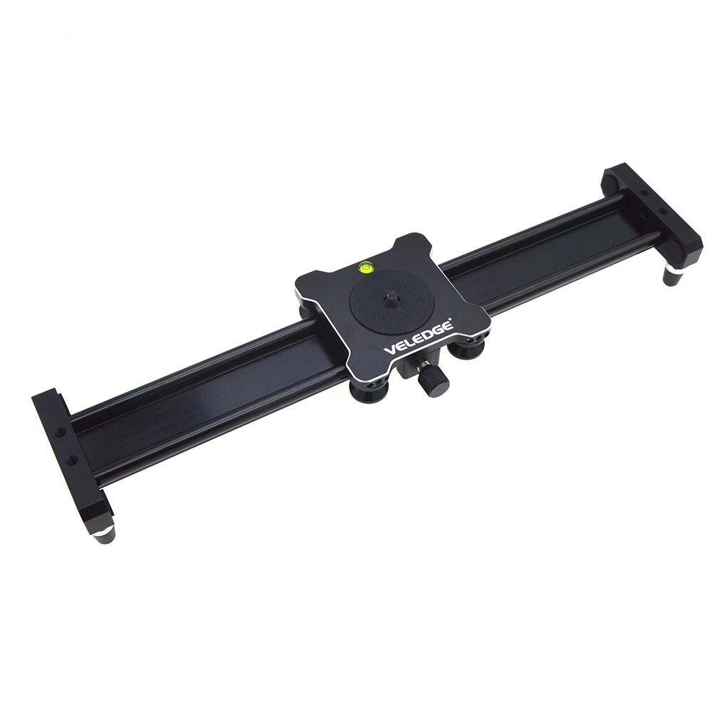 Yiwa VELEDGE 40CM DSLR Camera Video Slider Track Dolly Rail Stabilizer System for Canon Pentax Sony Camcorder