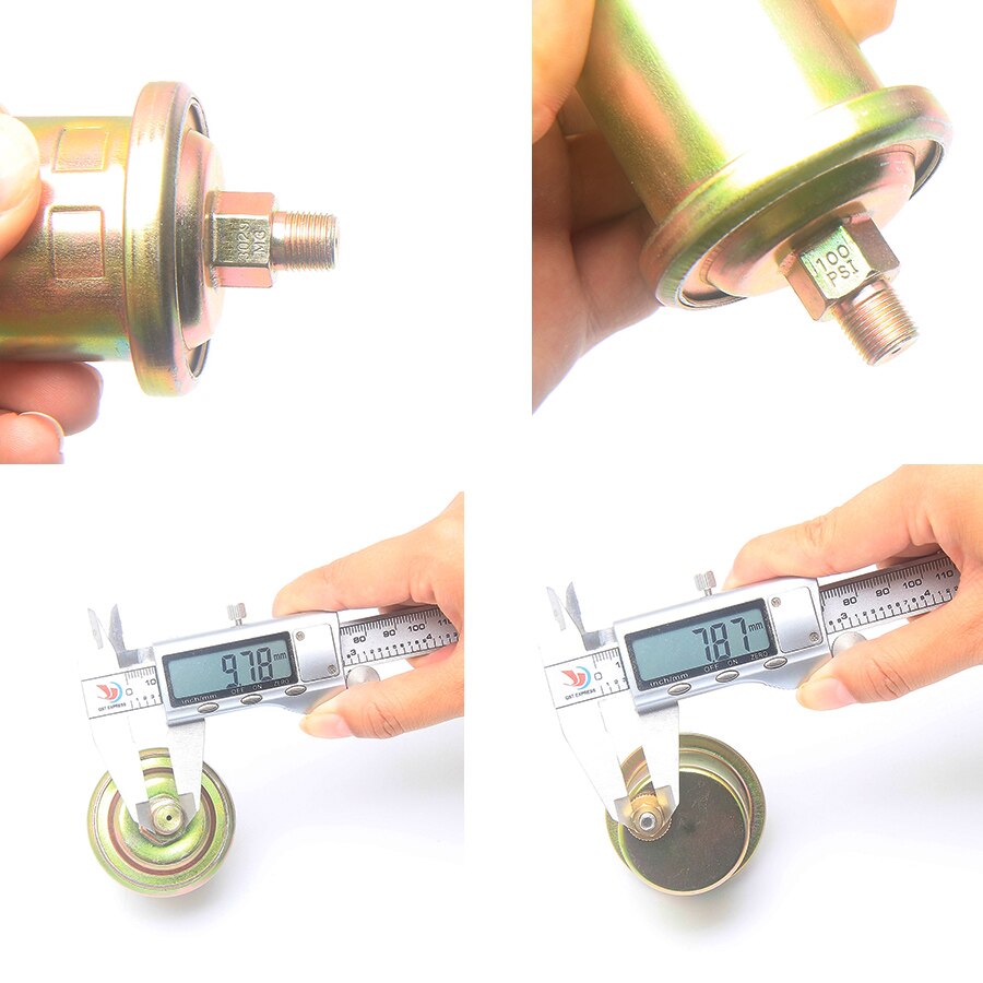 Oil Pressure Sensor Gauge Engine 100PSI 10MM For Murphy Meter Oil Pressure Sensor Switch Warning Alarm Meter Boat Car bulldozer