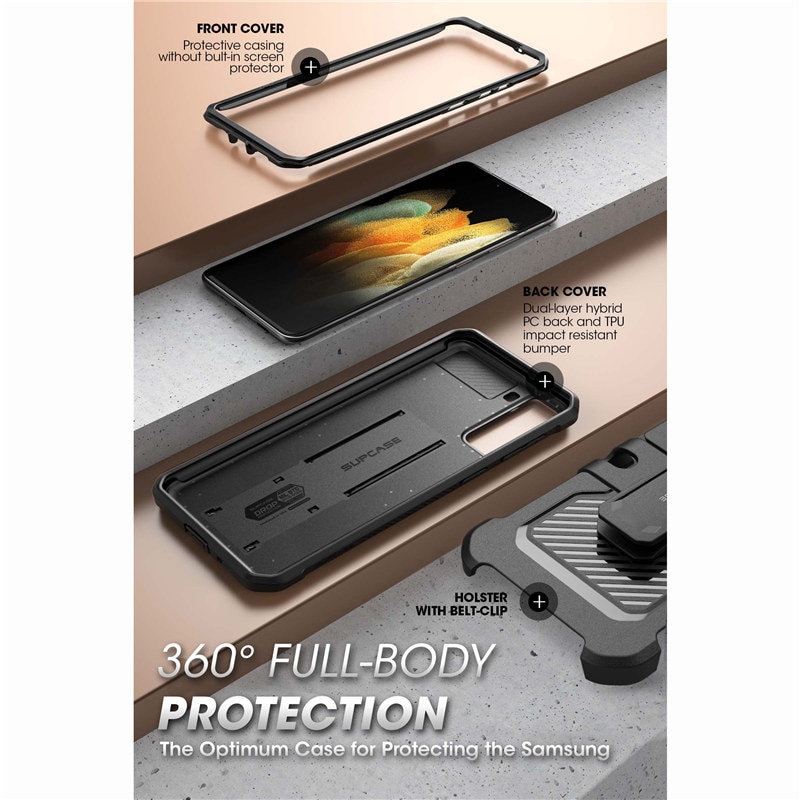 Supcase Voor Samsung Galaxy S21 Plus Case Release) 6.7 &quot;Ub Pro Full-Body Holster Cover Zonder Ingebouwde Screen Protector