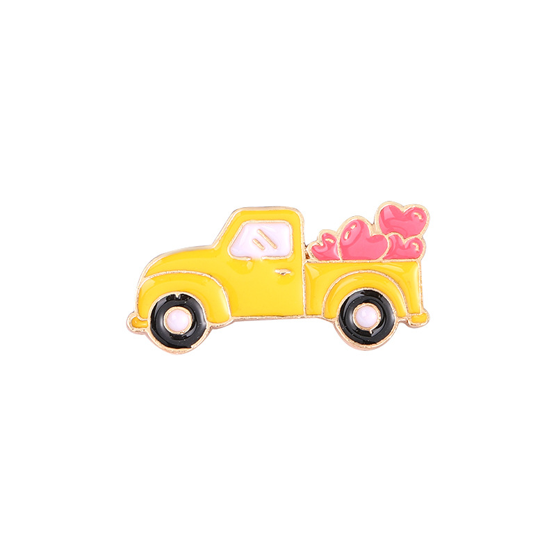 Broche de voiture en alliage pour femme, épingles en émail, voiture, Bus, voyage, , paysage, amour, , Badge, bijoux
