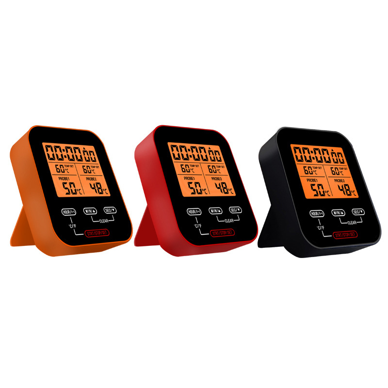 Wireless Meat Thermometer,Digital Remote Food Cooking Meat Thermometer for BBQ Grill Smoker Oven Kitchen